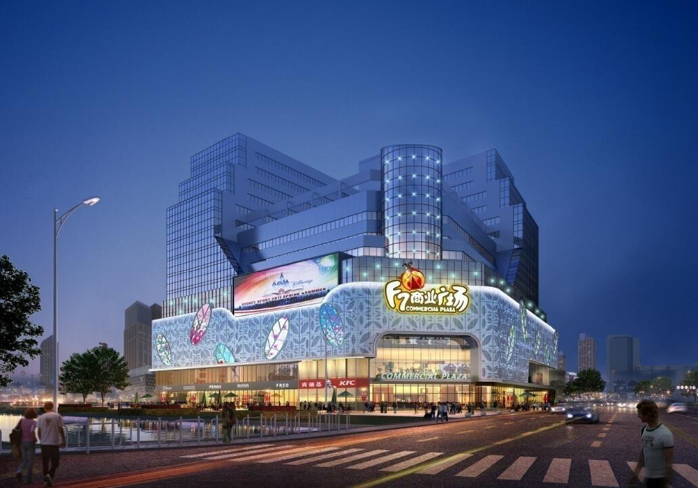 常州大洋百货外立面改造 常州大洋百货外立面改造